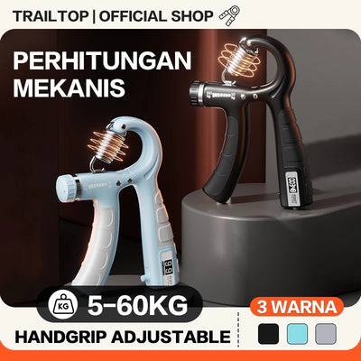TrailTop Handgrip Adjustable Alat Bantu Fitness Otot Lengan Tangan Portable Handgrip Strength 5-60KG