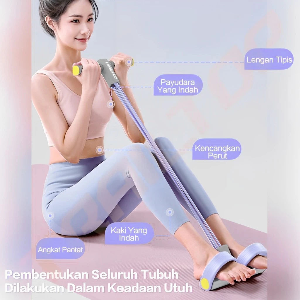 TrailTop Matras Olahraga Dan Tummy Trimer Fitnes Set Isi 2PCS