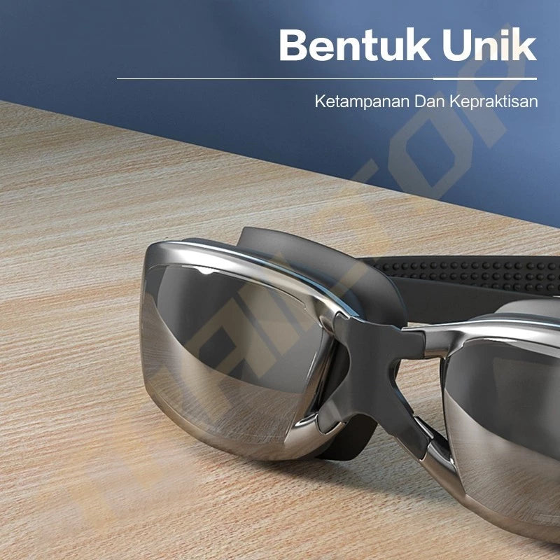 TrailTop Kacamata Renang Dewasa ANTI FOG & UV PROTECTION Swimming Goggles Mirror HD