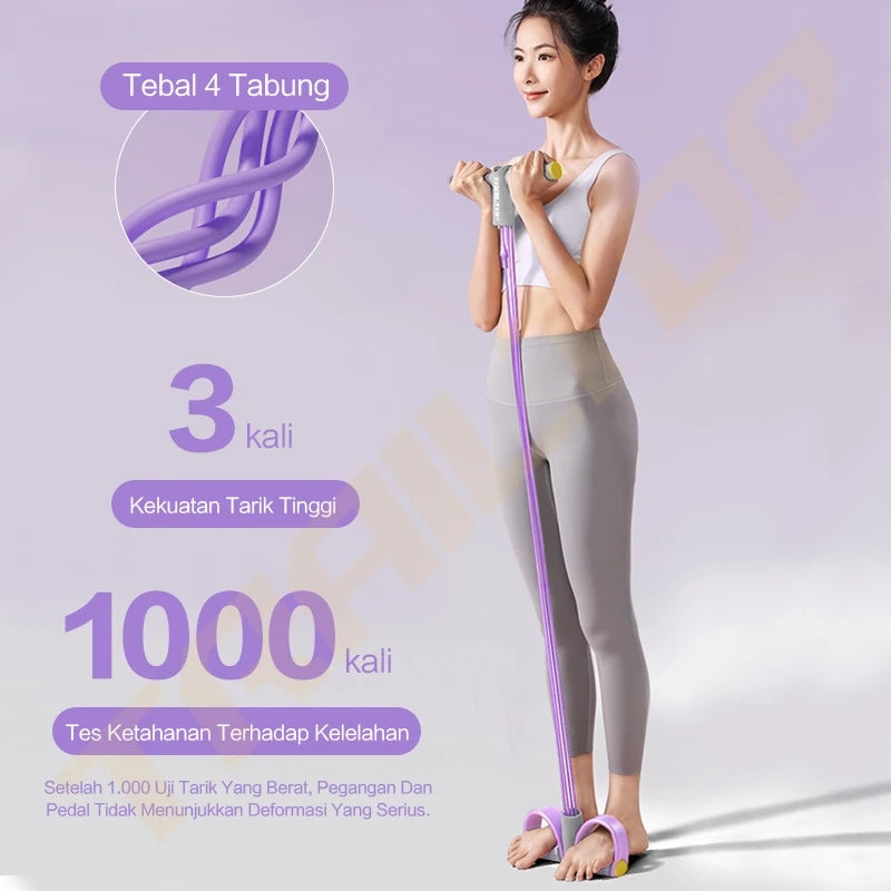 TrailTop Matras Olahraga Dan Tummy Trimer Fitnes Set Isi 2PCS