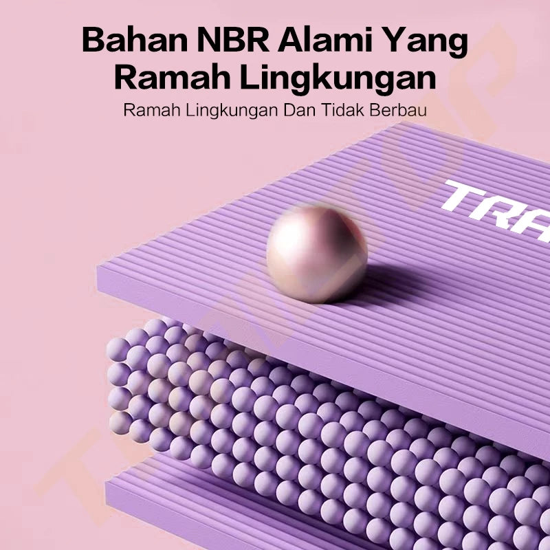 Trailtop Balance Pad NBR Matras Olahraga Ab Wheel Roller Matras Lutut Tebal 4cm