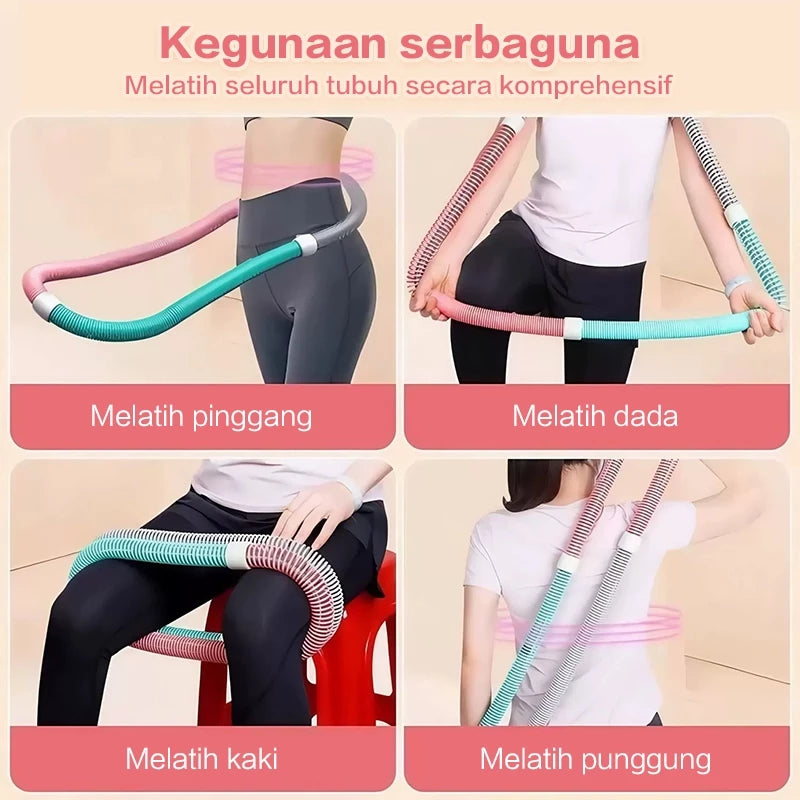 TrailTop Hula Hoop Lipat Bakar Lemak Diet Cepat Mengecilkan Perut Dan Pinggul Olahraga Di Rumah