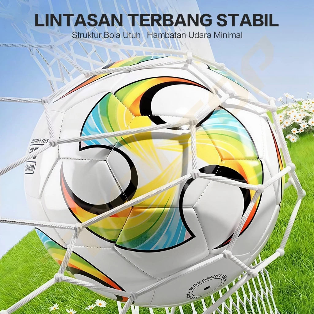 TrailTop Bola Sepak Bola Latihan PVC Tahan Lama Untuk Lapangan Rumput & Futsal Bola Sepak Anak