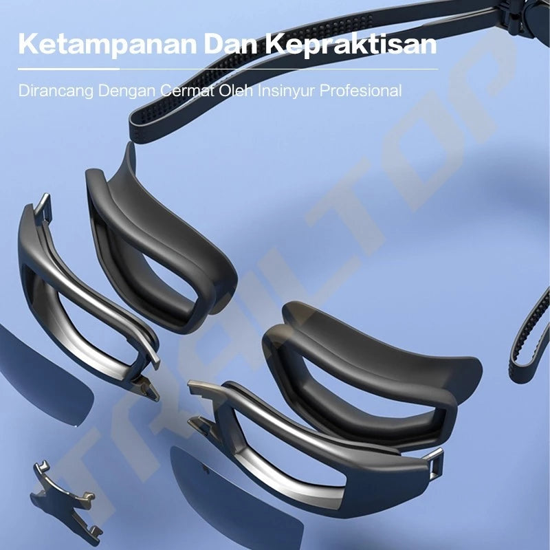 TrailTop Kacamata Renang Dewasa ANTI FOG & UV PROTECTION Swimming Goggles Mirror HD