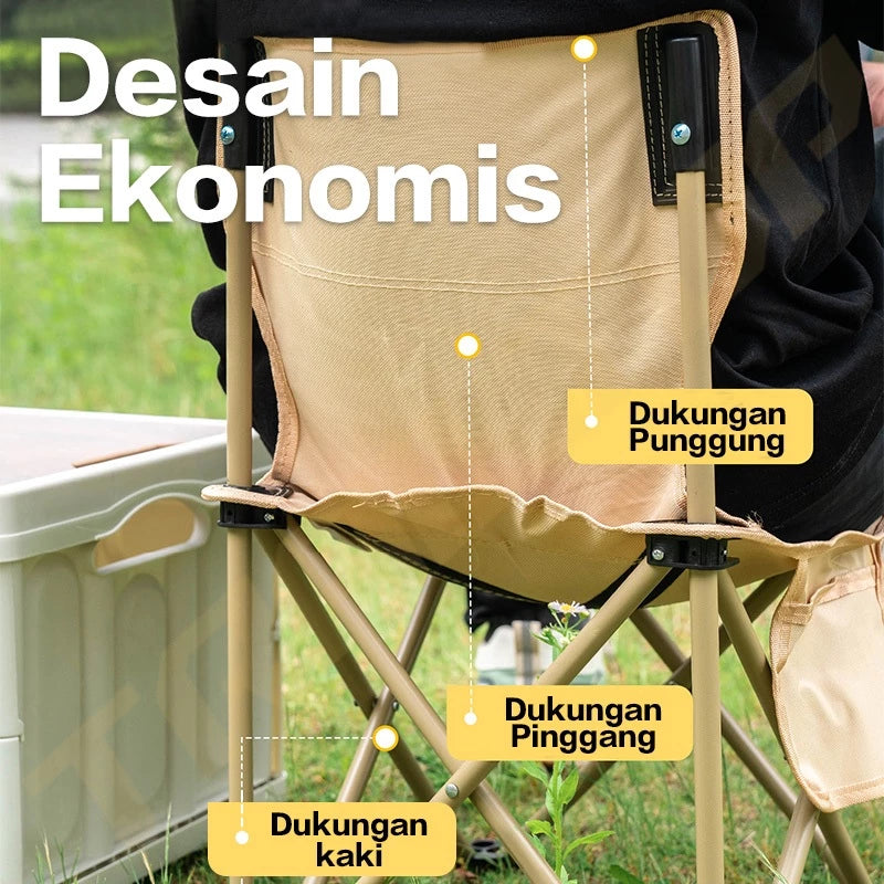 TrailTop Meja Kursi Lipat 0utdoor 1 Set Meja Lipat Outdoor Dan Kursi Lipat Serbaguna
