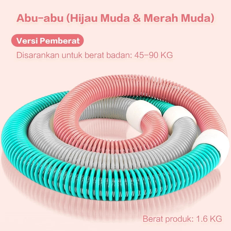 TrailTop Hula Hoop Lipat Bakar Lemak Diet Cepat Mengecilkan Perut Dan Pinggul Olahraga Di Rumah
