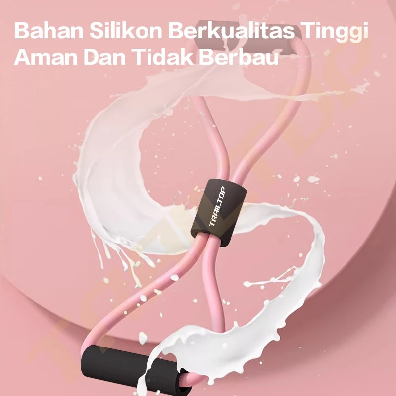 Trailtop Tali Stretching Karet Gym Alat Olahraga Di Yoga Resistance Band Alat Gym Di Rumah