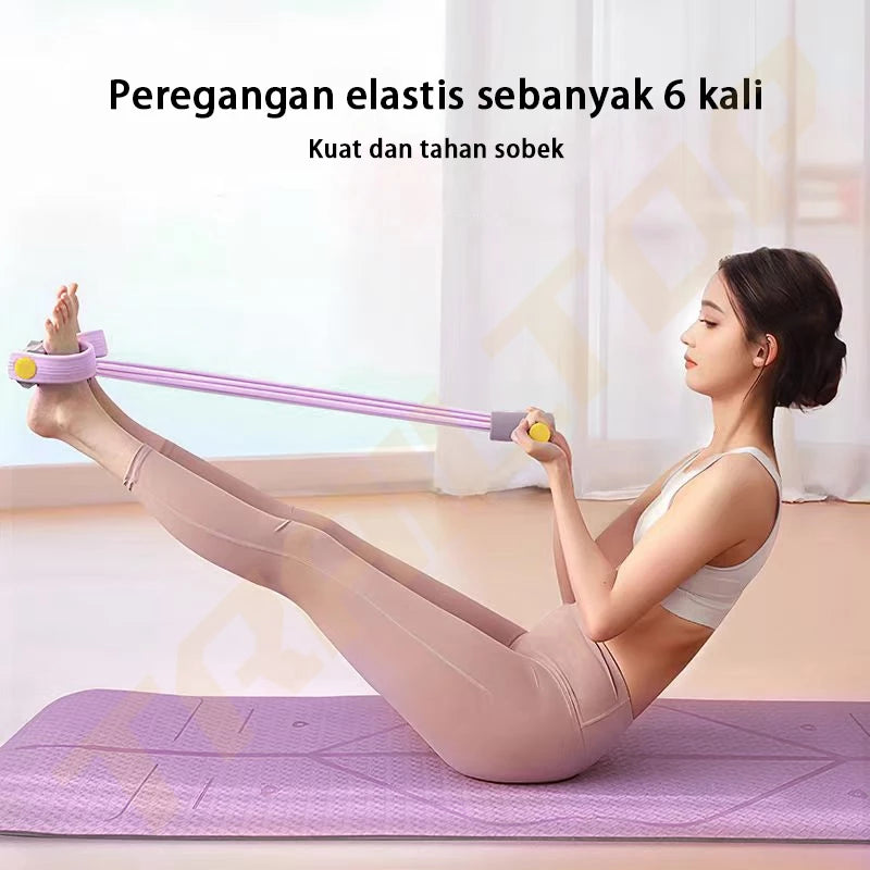 TrailTop Tummy Trimer Fitnes Alat Olahraga Pengecil Perut Tummy Trimmer Di Rumah 6 Tali