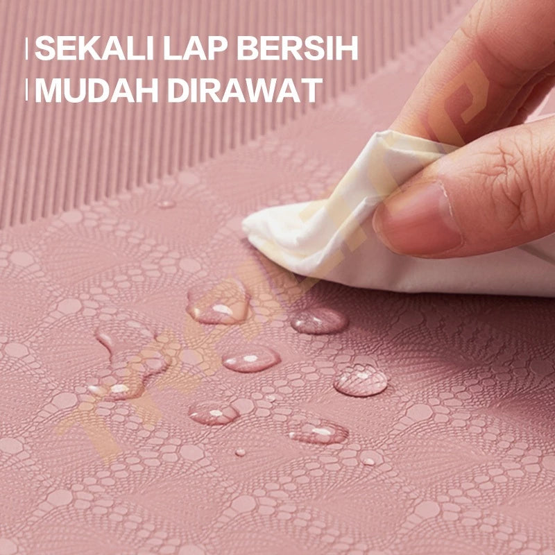 TrailTop Matras Yoga Premium TPE Yoga Mat Anti Slip Matras Olahraga Tebal 6/8 mm