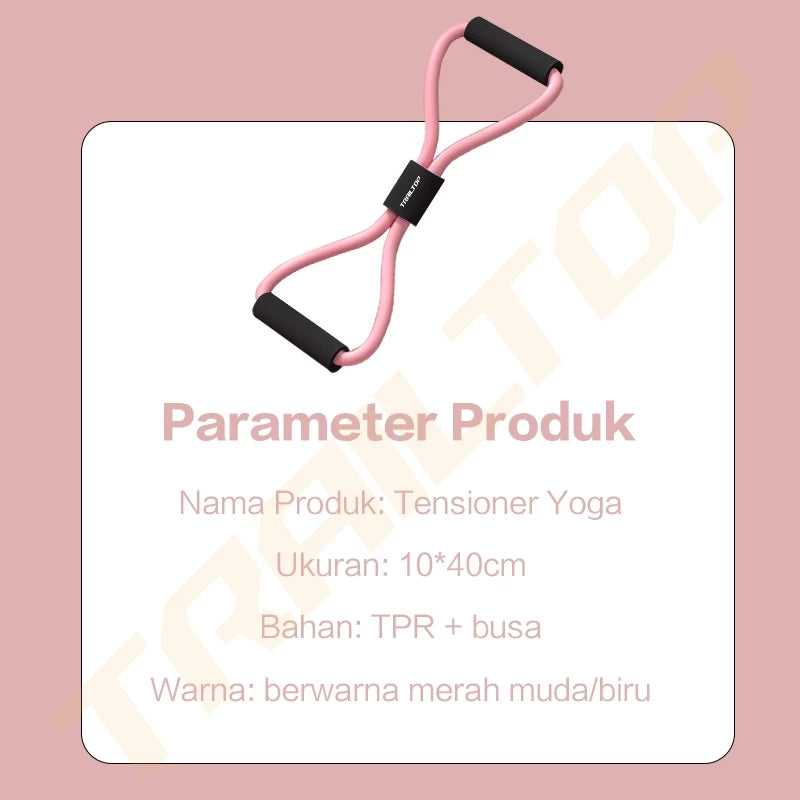 Trailtop Tali Stretching Karet Gym Alat Olahraga Di Yoga Resistance Band Alat Gym Di Rumah
