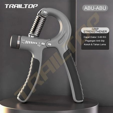 TrailTop Handgrip Adjustable Alat Bantu Fitness Otot Lengan Tangan Portable Handgrip Strength 5-60KG