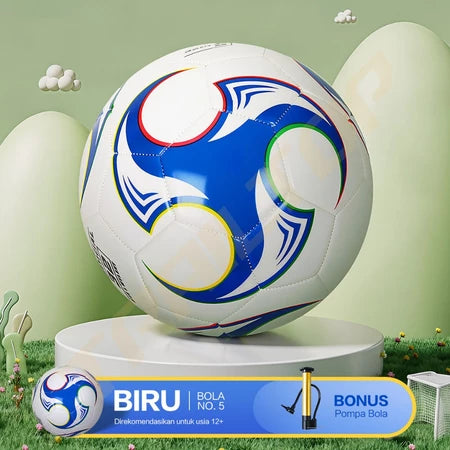 TrailTop Bola Sepak Bola Latihan PVC Tahan Lama Untuk Lapangan Rumput & Futsal Bola Sepak Anak