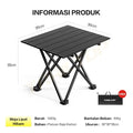 TrailTop Meja Camping Lipat Tebal Dan Tahan Aus Meja Lipat Outdoor Kuat Menahan Beban 150kg