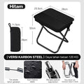 TrailTop Kursi Lipat Kecil Dan Portable Kursi Lipat Outdoor Kursi Lipat Mini Bangku Lipat Beban 120kg