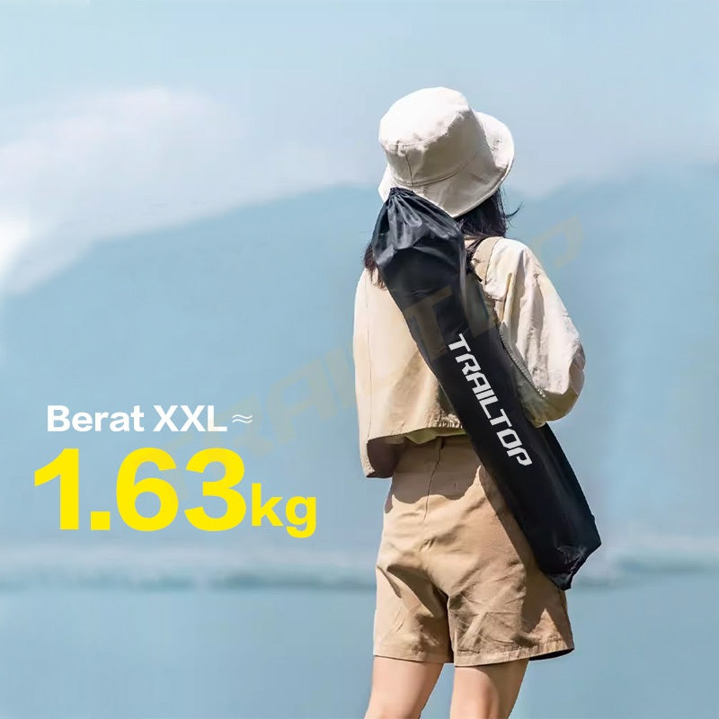 TrailTop Kursi Lipat Outdoor Serbaguna Kursi Lipat Camping Tebal Dan Tahan Aus Kursi Kemping Lipat Dan Meja Penahan Beban 120kg