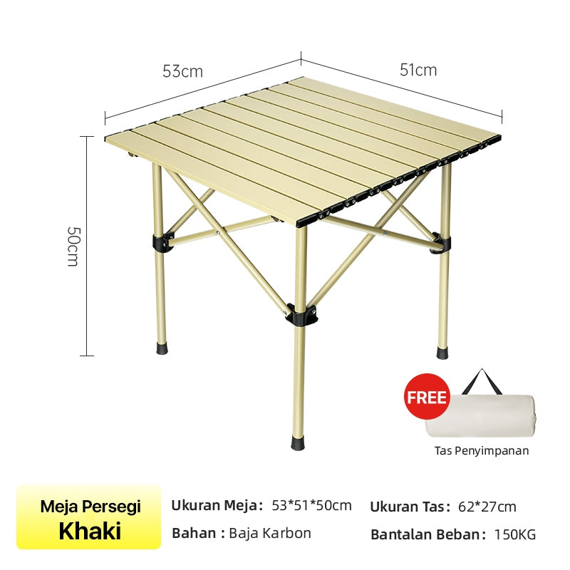 TrailTop Kursi Lipat Outdoor Serbaguna Kursi Lipat Camping Tebal Dan Tahan Aus Kursi Kemping Lipat Dan Meja Penahan Beban 120kg