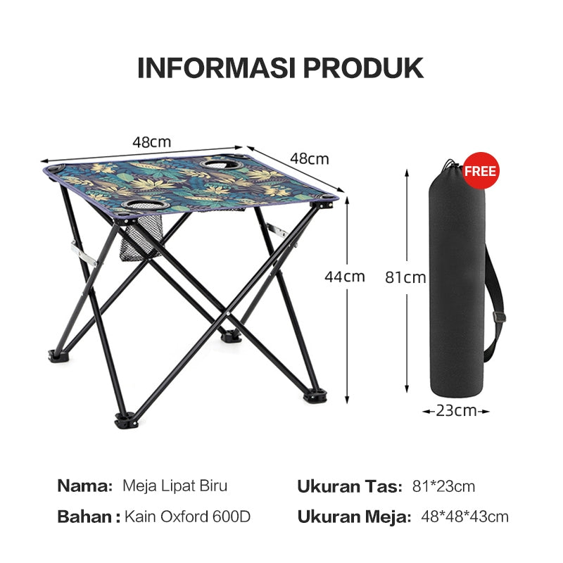 TrailTop Kursi Lipat Outdoor Serbaguna Kursi Lipat Camping Tebal Dan Tahan Aus Kursi Kemping Lipat Dan Meja Penahan Beban 120kg