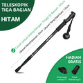 TrailTop Tracking Pole Lipat Tongkat Gunung Trekking Hiking Dapat Diatur Sesuka Hati 65-135cm
