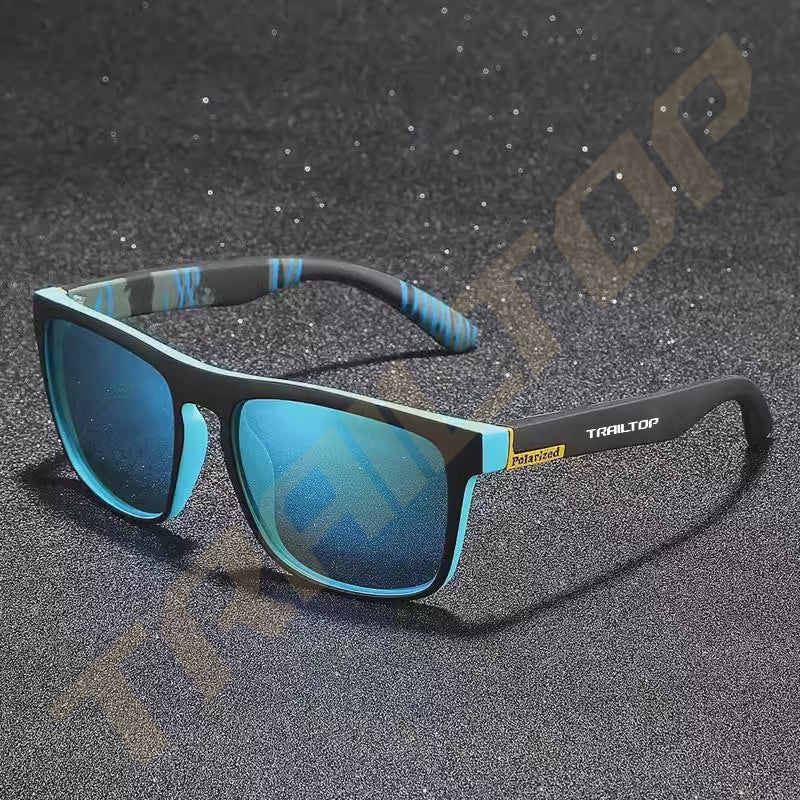 TrailTop Kacamata Hitam Pria Wanita Aviation HD Polarized UV400 Anti Silau Cahaya Matahari