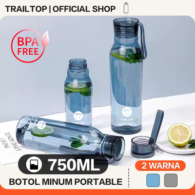 Trailtop Botol Minum 750ml BPA Free Botol Minum Bahan Tritan Tahan Panas Dan Dingin