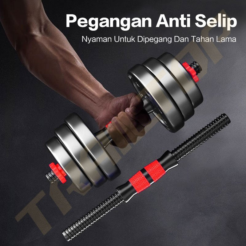 TrailTop  Dumbbell Set 20KG & 40KG Peralatan Fitness Barbel Set Dumbel Berat Bisa Diatur