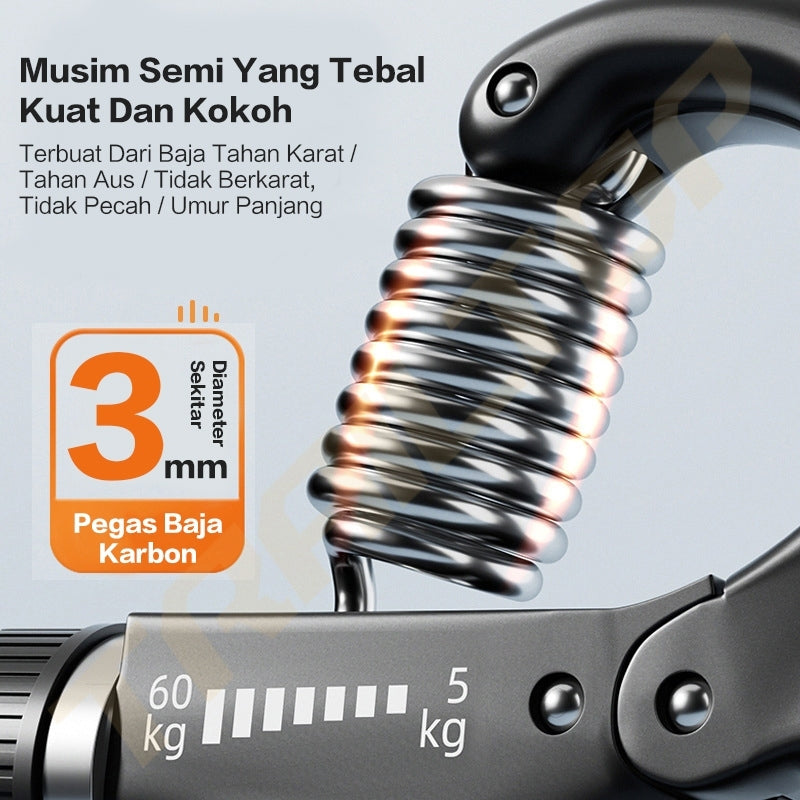 TrailTop Handgrip 5-60Kg Adjustable Alat Olahraga Tangan Handgrip Otot Lengan Tangan Portable