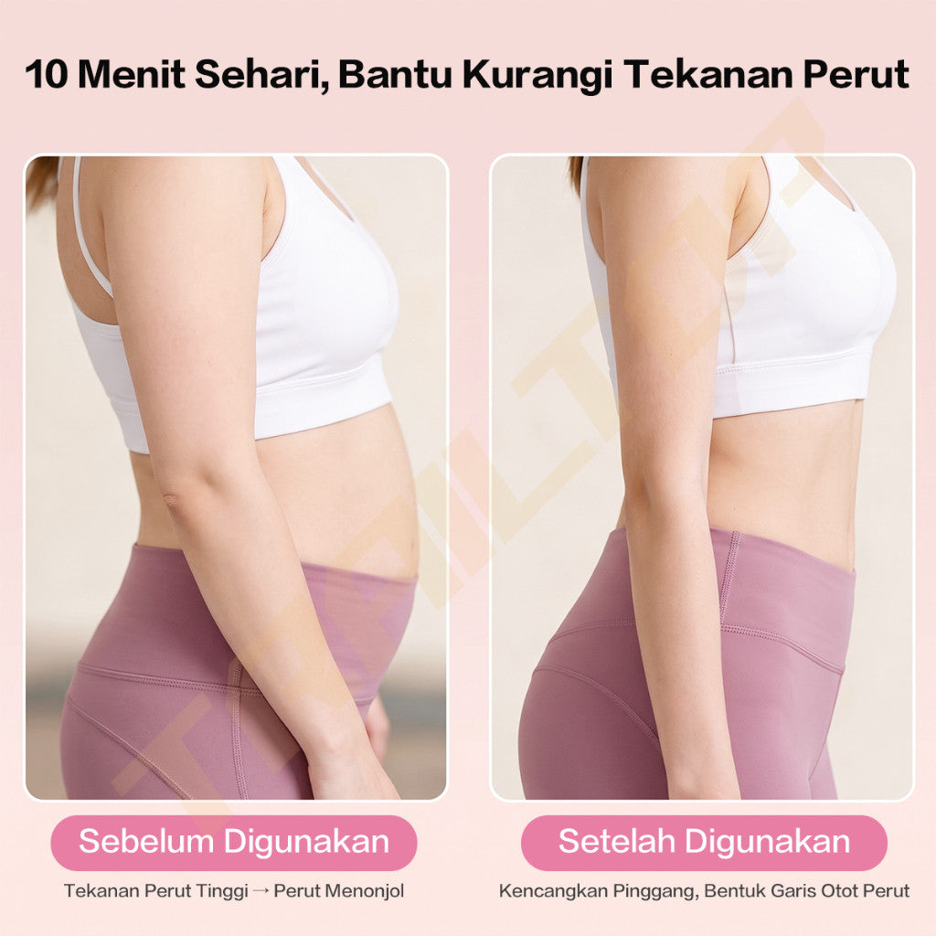 TrailTop Bola Yoga Mini Pilates Ball Anti Burst Bola Senam Fitness Core Exercise Gym untuk Wanita & Pria
