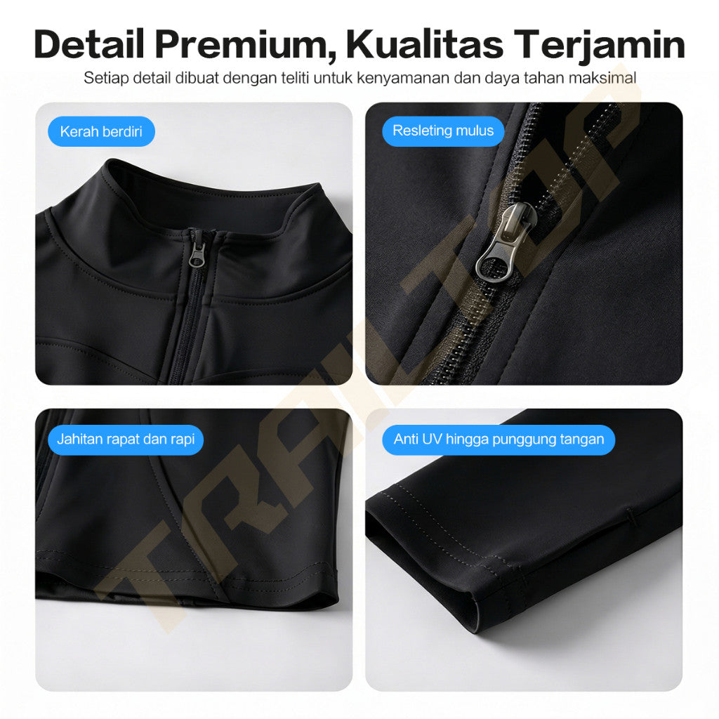 TrailTop Set Yoga Bahan Adem & Ringan Quick Dry Anti UV  Pakaian Gym Yoga Berkualitas Tinggi