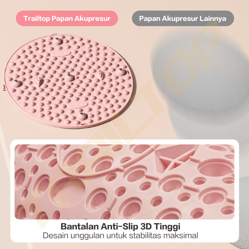 TrailTop Karpet Akupresur Pijat Terapi Kaki Bantalan Refleksi Kaki Matras Foot Massager