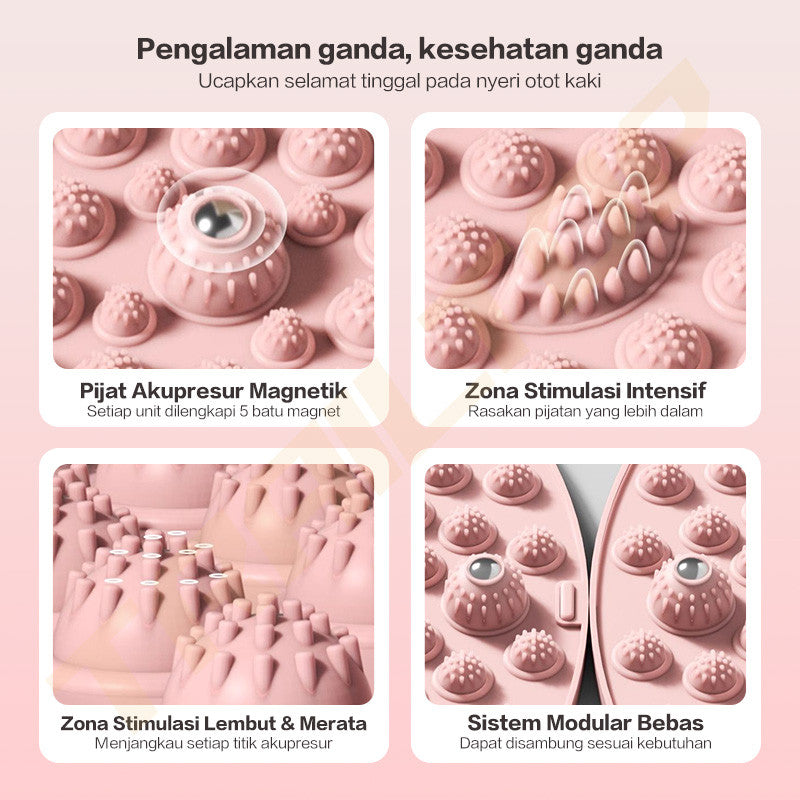 TrailTop Karpet Akupresur Pijat Terapi Kaki Bantalan Refleksi Kaki Matras Foot Massager