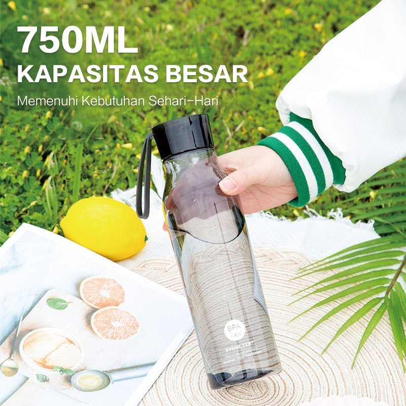 Trailtop Botol Minum 750ml BPA Free Botol Minum Bahan Tritan Tahan Panas Dan Dingin