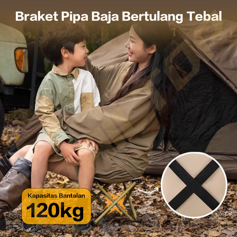 TrailTop Kursi Lipat Mancing Mini Bangku Lipat Outdoor Kursi Lipat Kecil Portable