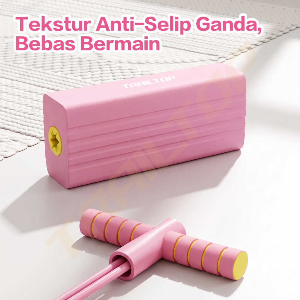 TrailTop Jumping Trainer Anak Alat Latihan Lompat Tali Elastis Pegangan Busa Anti Slip Indoor