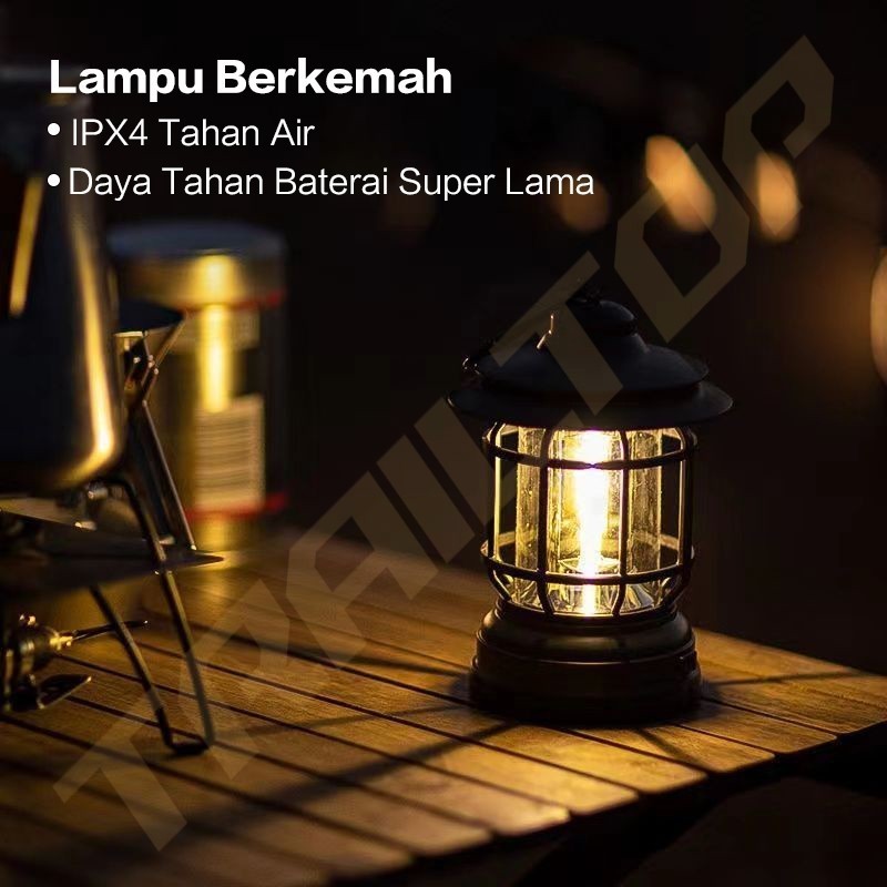 TrailTop Lampu Camping Lampu LED Lampu Lentera Baterai Lampu Tenda Camping Outdoor Cahaya Hangat