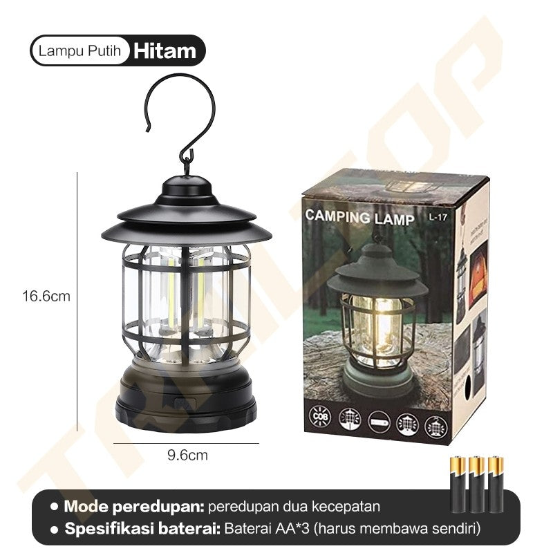 TrailTop Lampu Camping Lampu LED Lampu Lentera Baterai Lampu Tenda Camping Outdoor Cahaya Hangat